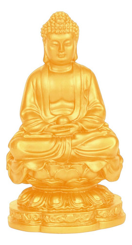Estatuas De Buda Escultura Figura En Miniatura Tablero Oro
