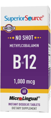 Vitamina B12 Superior Source - Uni - Unidad a $3109