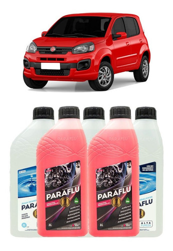 Kit Aditivo Para Radiador Paraflu Fiat Novo Uno 1.0