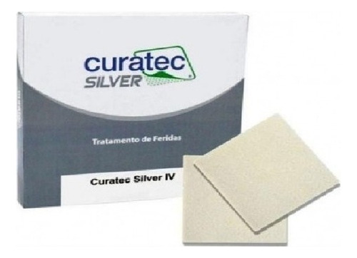 Curatec Silver Iv Curativo Alginato De Cálcio C/ Prata 01