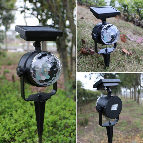 La Navidad Led Proyector Solar De La Lámpara De Fiesta De Lu