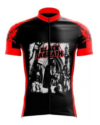 Camisa Black Sabbath Ciclismo Rock