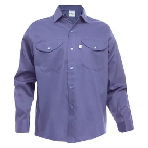 Camisa Ombu Talles Especiales Azul-beige-verde-azulino Fca