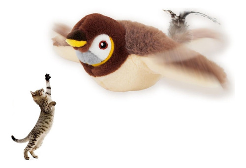 . Flappy Bird Brinquedo Interativo Para Gatos, Simula Gritos