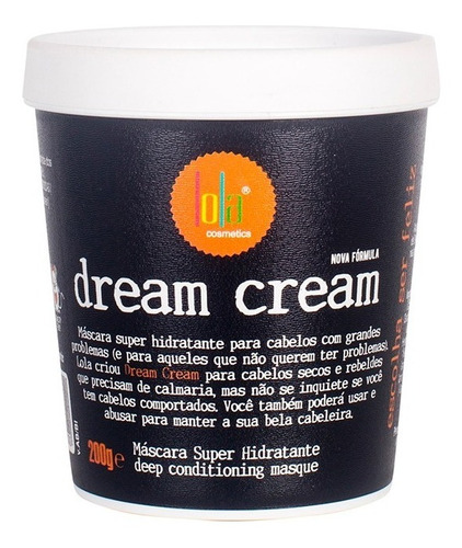 Máscara Super Hidratante Dream Cream Lola Cosmetics 200 Ml