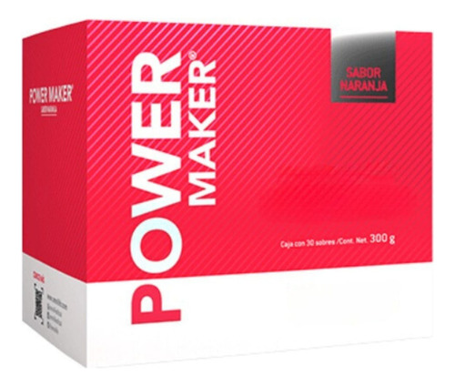 Power Maker Caja Con 30 Sobres Sabor Naranja Naranja