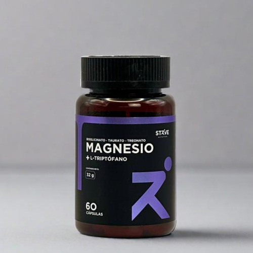 Strive Magnesio + L Triptófano 60 Cápsulas Nutricional