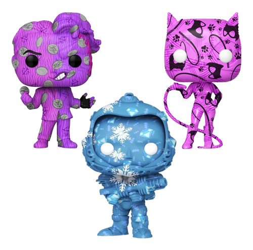 Funko Pop Art Series Dc * Catwoman Two Face Mr Freeze