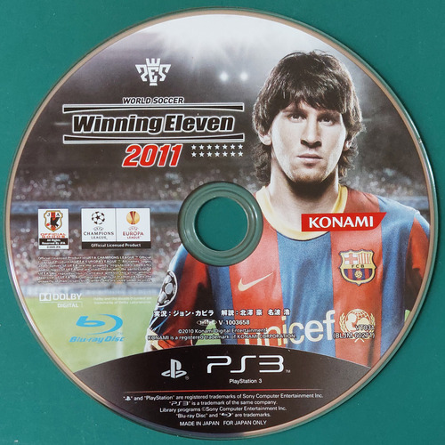 World Soccer Winning Eleven 2011 (ps3 Original Japonés) (Usado)