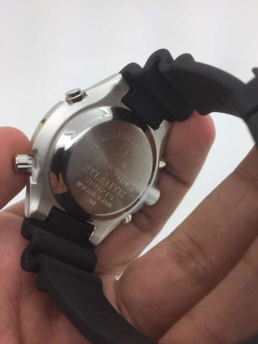 Relogio Atlantis Aqualand Original Jp1060 Laranja