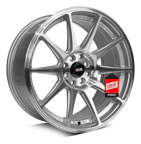 Jogo Roda Xxr 527 Aro 17x8 4x108 Et35 Prata 5fivex