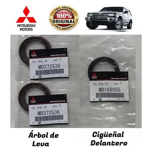 Kit De 2 Estoperas Leva +1 Cigueñal Delantera Dakar Original