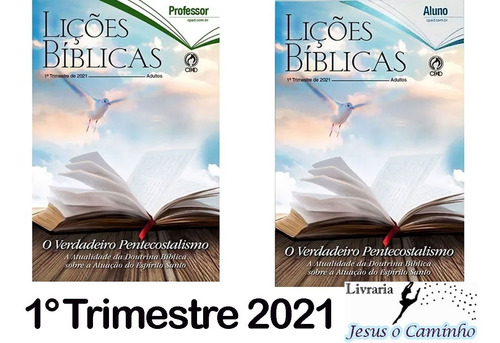 Kit Revistas Lições Bíblicas Adulto 10 Alunos + 2 Professor