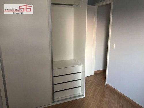 Imagem 6 de 30 de Lindíssimo Apto 64m², 2 Dorm, Ampla Sala Com Sacada, Coz, Banheiro E 1 Vaga À Venda R$ 408.000 - Pq São Domingos Sp - (11)97200-3334 Cláudio - Ap4141