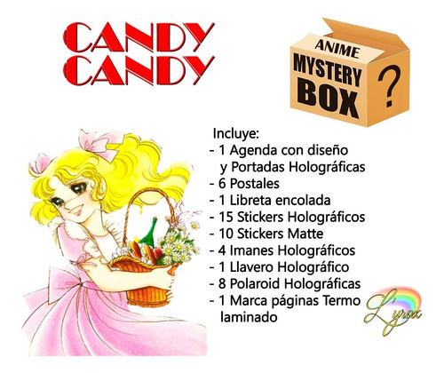 Candy Candy Caja Misteriosa Mystery Box Anime