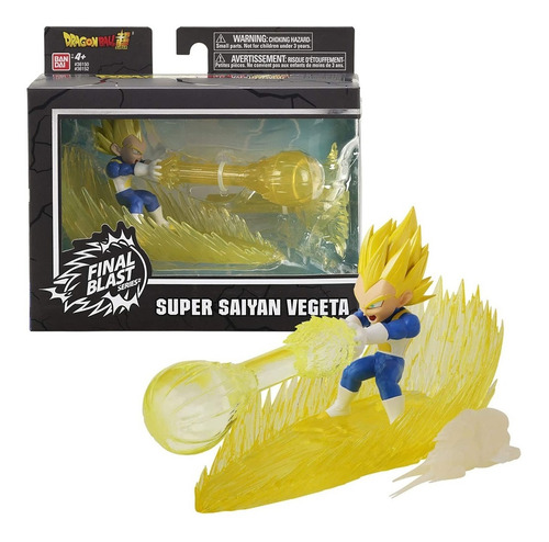 Muñeco Original Bandai Dragon Ball Super Saiyan Vegeta Febo