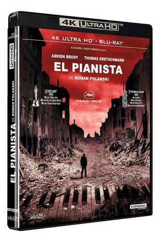 4k Ultra Hd Blu-ray The Pianist / El Pianista