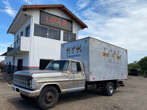 Ford F4000 Baú Ano1985 Motor Mwm Turbinada Dir. Hidráulica