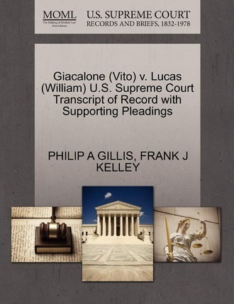 Libro Giacalone (vito) V. Lucas (william) U.s. Supreme Co...
