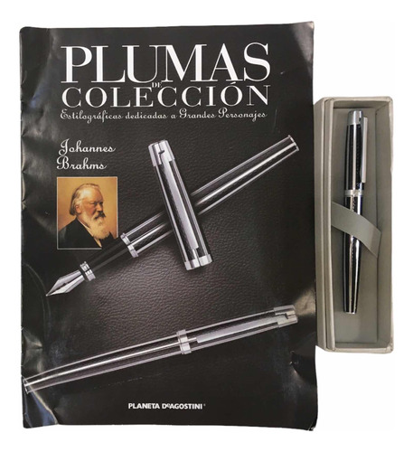 Plumas De Colección - Johannes Brahms Con Revista