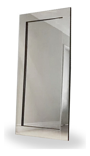 Espelho Decorativo De Chão - Slim Clean A 180 X L 80 Moldura Espelhada