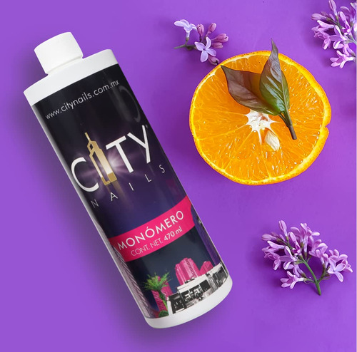 City Nails - Monomero Líquido Acrílico Para Uñas Esculpidas