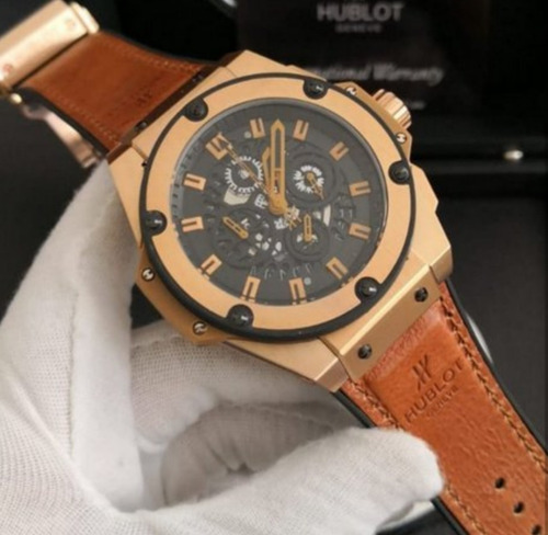 Relógio Hublot Geneve Big Bang King Automático Dourado