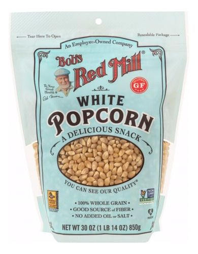 Maiz Palomero Palomitas Blancas Bob´s Red Mill 850g Se Sabor Natural