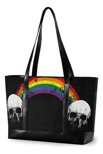 Bolsa Organizadora Para Laptop 15.6  Diseño Calavera Mujer