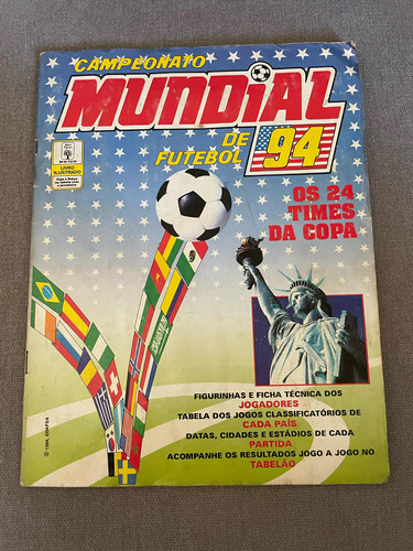 Álbum Copa Do Mundo 1994 Completo Abril Panini Original