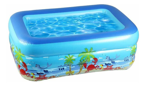 Piscina Inflable Para Familia 52.4 X 39.4 X 17.3 in Piscina 