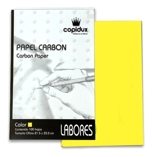 Papel Carbon Transfer Amarillo Papeleria Telas Corte