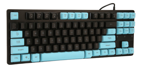 Teclado Con Cable Para Juegos, 87 Teclas, Diseño Ergonómico
