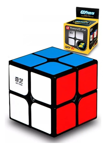 Cubo Rubik Qiyi Qidi W 2x2x2 Base Negra De Alta Velocidad