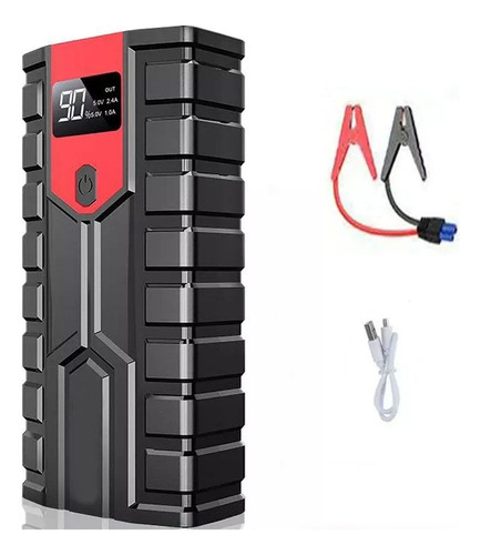 Kit Cargador Arrancador Bateria Portatil Auto Con Valija Usb
