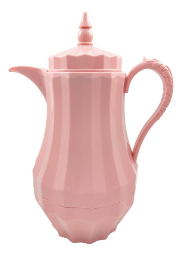 1 Garrafa Térmica Vintage Rosa Café Leite Chá 1l Portátil