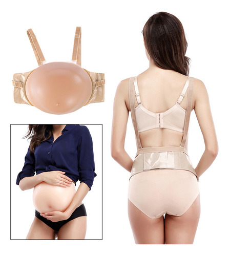 A Vientre Falso De Silicona Artificial Falso 5-6 Meses 1850g