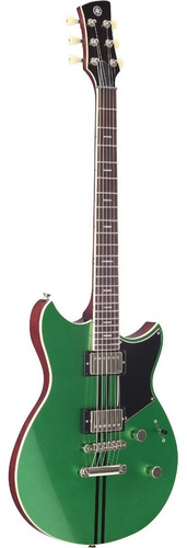 Guitarra elétrica Yamaha Revstar Standard RSS20 de  bordo/mogno de câmara 2022 flash green poliuretano brilhante com diapasão de pau-rosa