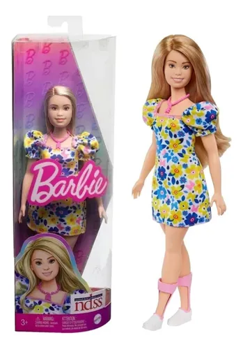 Boneca Barbie Fashionista Sindrome De Down Hjt05 - Mattel