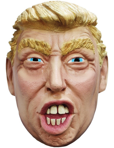 Máscara De Donald Trump Color Beige Personajes