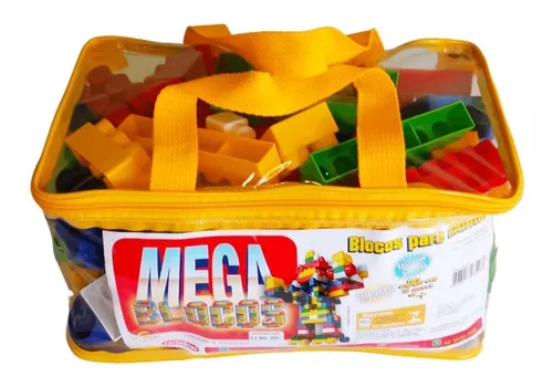 Brinquedo Educativo Mega Blocos de Montar 120 Peças - Pirlimpimpim