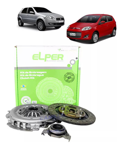 Kit Embreagem Elper Fiat Palio 1.4 8v Fire 2008 2009 2010