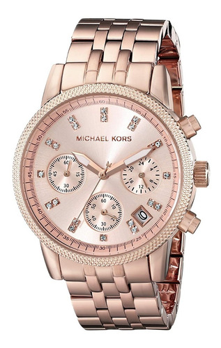 Reloj Michael Kors Classic Mk6077 De Acero Inox. Para Mujer