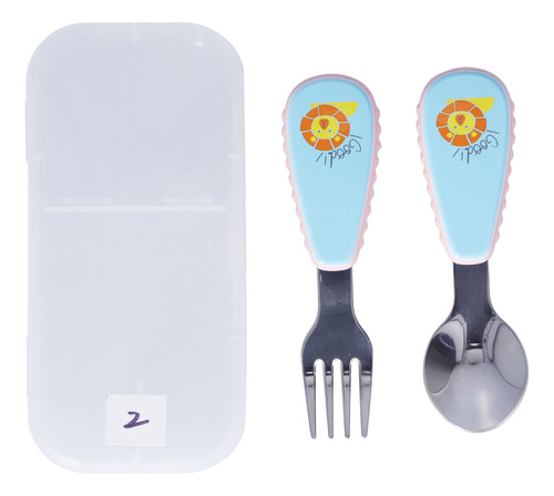 Juego De 2 Utensilios Para Bebés, Cubiertos Para Niños, Boni