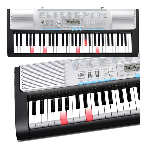 Piano Casio Teclado Lk 220 Teclado Luminoso + Soporte Plateado (Usado)