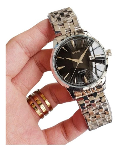 Reloj Seiko Presage Moda Hombres Relojes De Acero Inoxidable