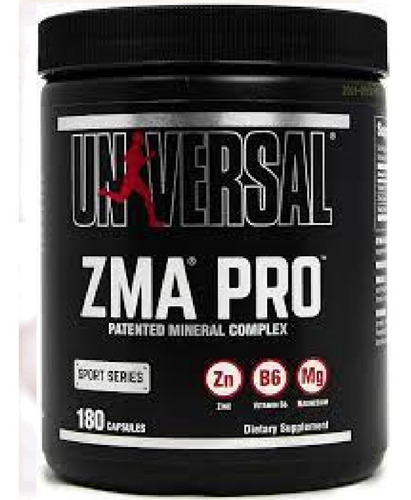 Universal Nutrition | Zma | 180 Caps | Dias 60 Men 90 Women