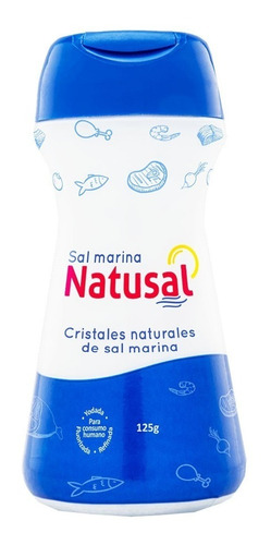 Sal Marina Natusal 6 Unid Salero X 125gr