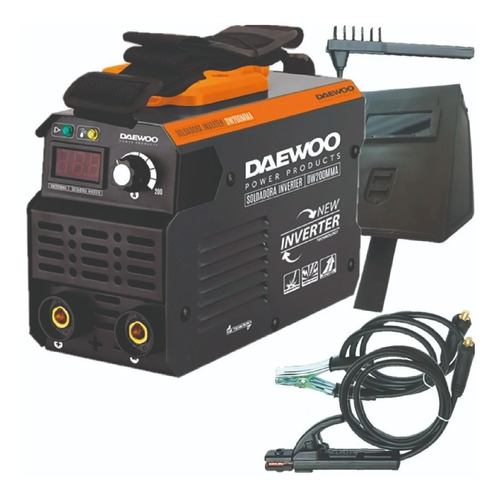 Soldadora Inverter Daewoo Dw200mma + Accesorios 220v Pc