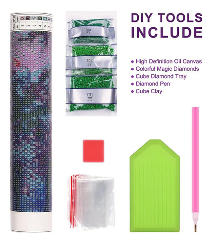 T 5d Pintura Diamante Para Decoración Kit Diamond Painting